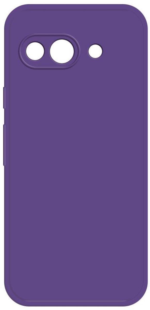 Hoesje voor Google Pixel 9a - Phonesta Color Silicone Back Cover - Donkerpaars