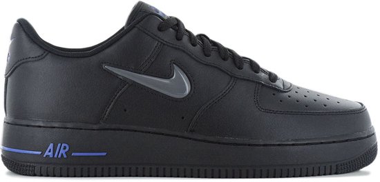 Nike Air Force 1 Low Jewel - Heren Sneakers Schoenen Leer Zwart CT3438-002 - Maat EU 40 US 7