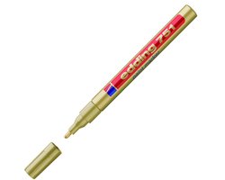 Paintmarker edding 751 oliebasis 1-2mm goud bls