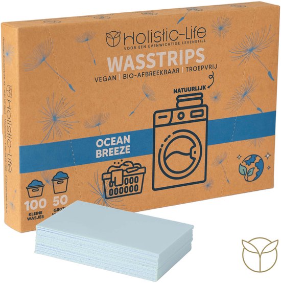 Natuurlijke Wasmiddeldoekjes - Spa Intense Wasstrips 100 Wasbeurten Incl. Wasverzachter – Wasmiddel Wasdoekjes – Vegan – Zero Waste