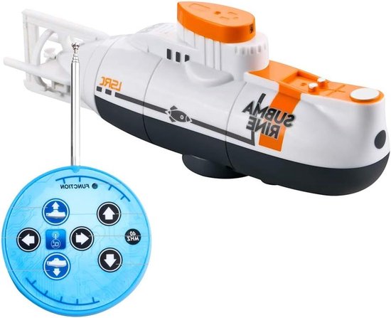 Mini RC Onderzeeër Speelgoed - 6 Kanalen Afstandsbediening Onder Water Schip Model Boot - Kids Educatief Speelgoed Gift