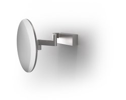 Cosmetische spiegel - VISION R UNLIT 5x, stainless steel matt