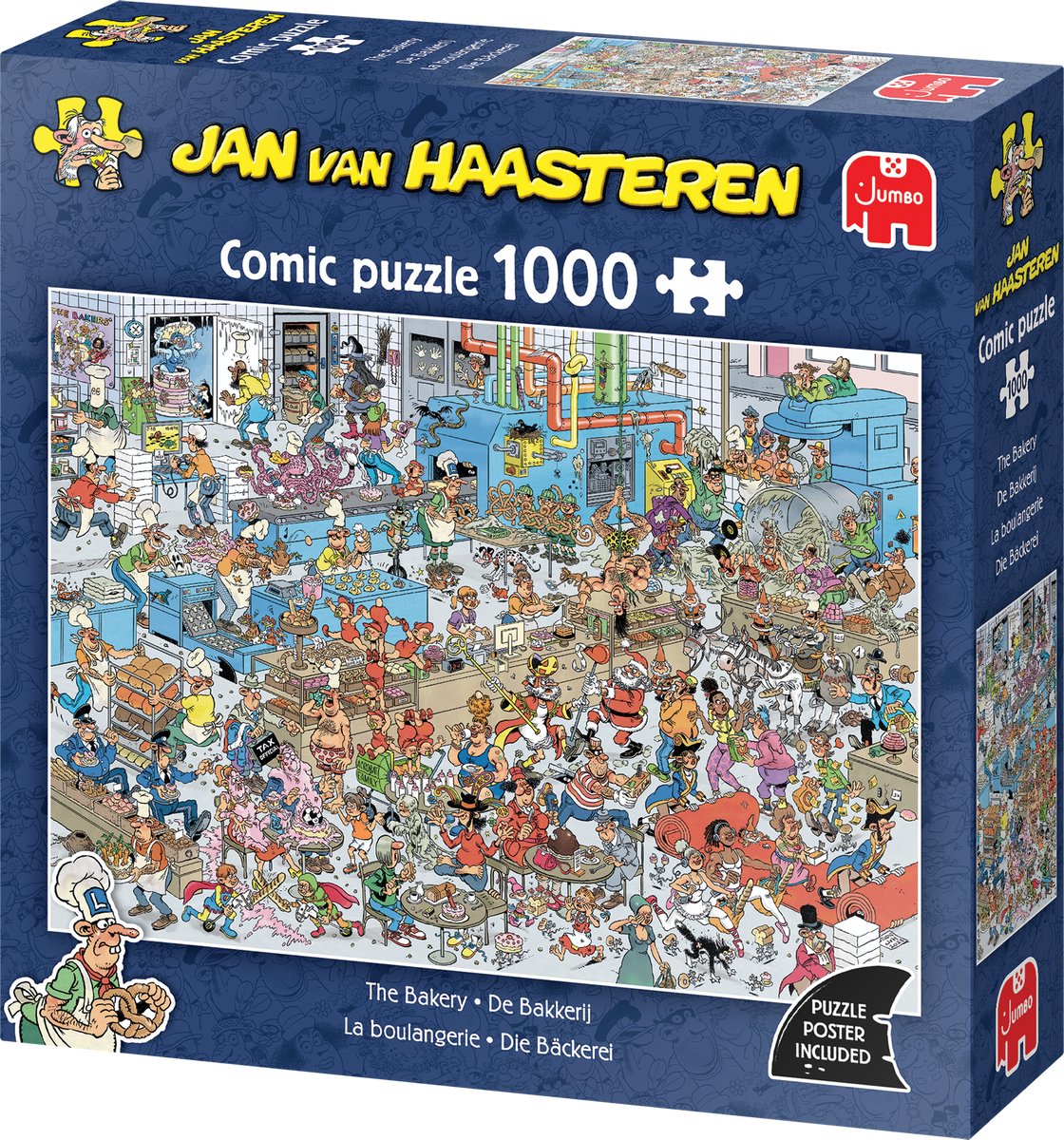 Jan van Haasteren - De Bakkerij - Puzzel - 1000 stukjes legpuzzel — afbeelding 5