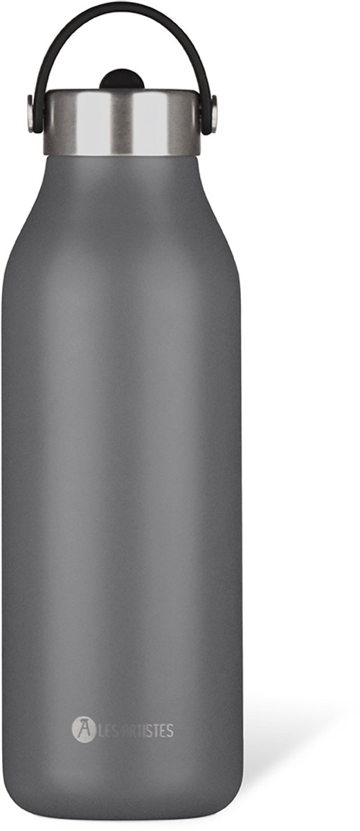 Les Artistes Paris Thermosfles 2.0 - 1500ml - Grey - met geïntegreerd rietje - LP-A2398