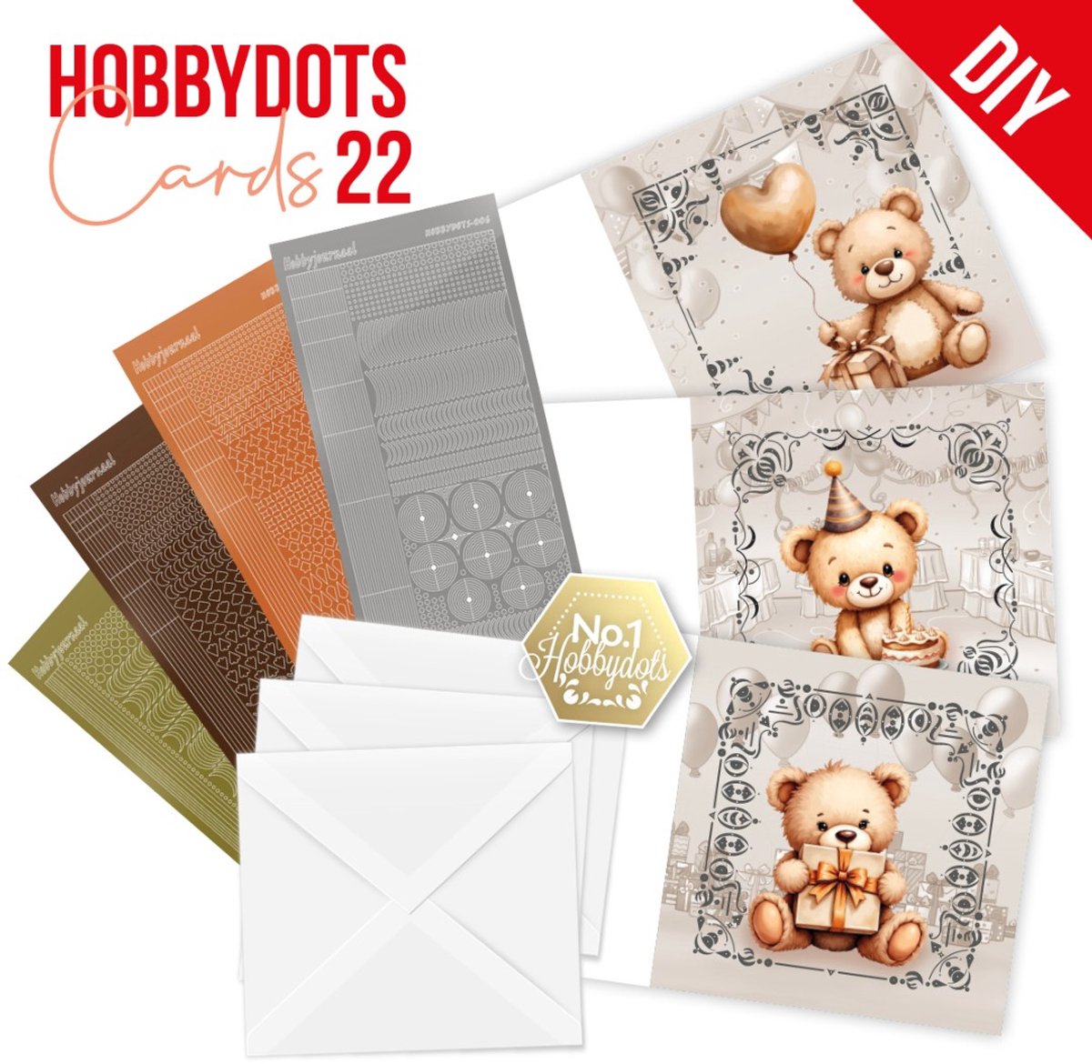Dot and Do Cards 22 - Berries Beauties - Teddy