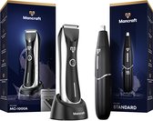 Bol.com Mancraft Bodygroomer Mannen - Waterdicht - Trimmer voor Lichaam en Schaamstreek - Schaamhaar Trimmer - Met Neustrimmer aanbieding