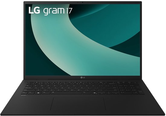 LG Gram 17Z90T-G.AD88A1 laptop Intel Core Ultra 7 255H Ultra-draagbaar 43,2 cm (17") 2.5K 32 GB LPDDR5x-SDRAM 1 TB SSD Wi-Fi 7 (802.11be) Windows 11 Home Brits Engels Zwart - LG - Hoofdafbeelding