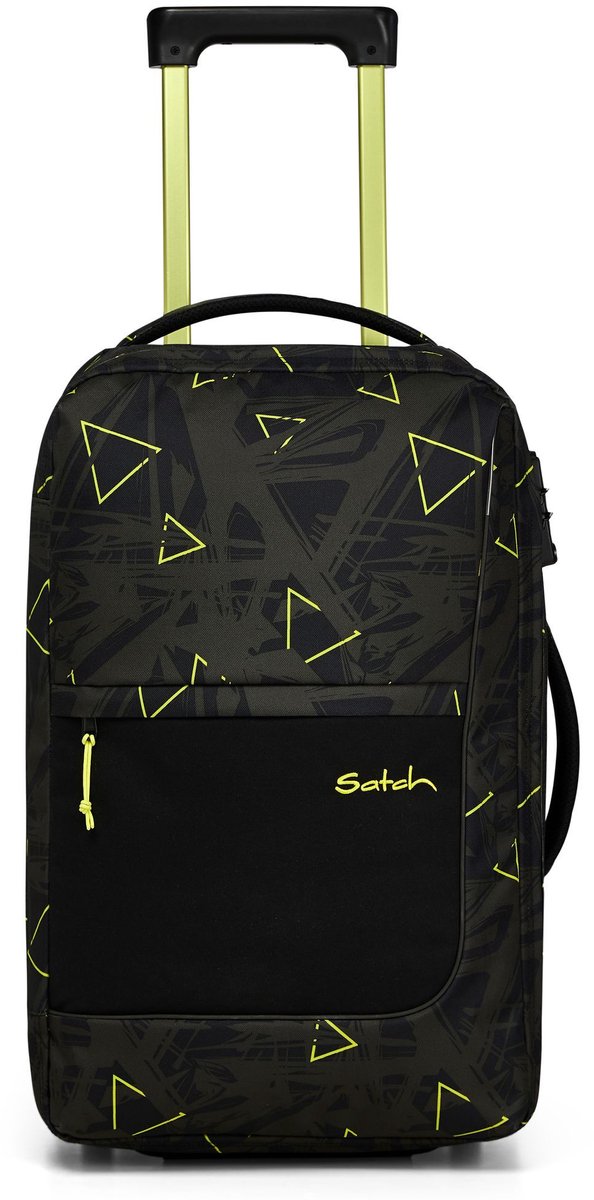 satch Trolley Flow Geo Storm Donkergroen 56cm