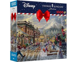 Puzzle - 1000 Stujkes - Disney - Thomas Kinkade - CEACO - Candy Cane Express