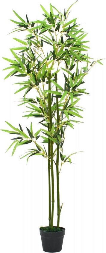 de elite reputatie gras vidaXL Kunst bamboe plant met pot 150 cm groen | bol.com