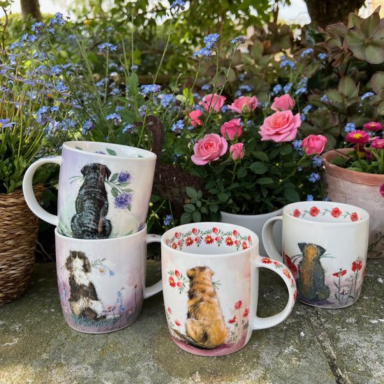 Alex Clark Mokken set 4 stuks Honden~ Dogs