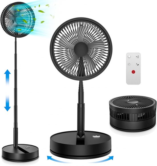 aktimeo NEU Ventilator mit Wasserkühlung, Standventilator sehr leise mit Fernbedienung, Luftkühler mit Timer-Funktion, Drei Geschwindigkeiten, Schwenk- und Neigefunktion, weiß