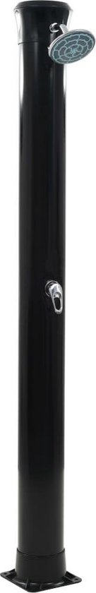 vidaXL Solar douche 40 L 196 cm zwart