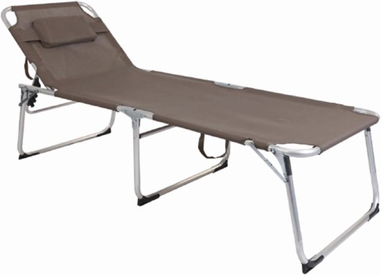 BERGER Ligbed XL met zonnescherm | in 5 standen verstelbaar