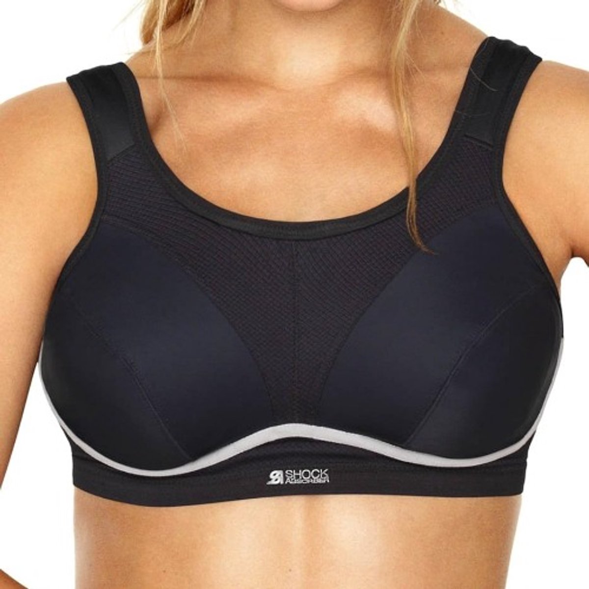 Shock Absorber Active D+ Flexiwire sport Beha Kleur Zwart Maat 80K