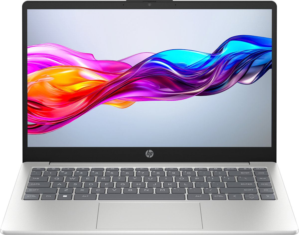 HP 14-em0054nb AMD Ryzen™ 5 7520U Laptop 35,6 cm (14") Full HD 16 GB DDR4-SDRAM 512 GB SSD Wi-Fi 6 (802.11ax) Windows 11 Home Zilver