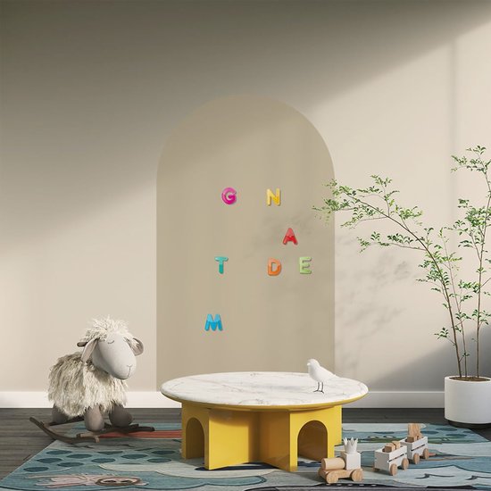 Magnetische Muursticker Taupe - magnetische muursticker