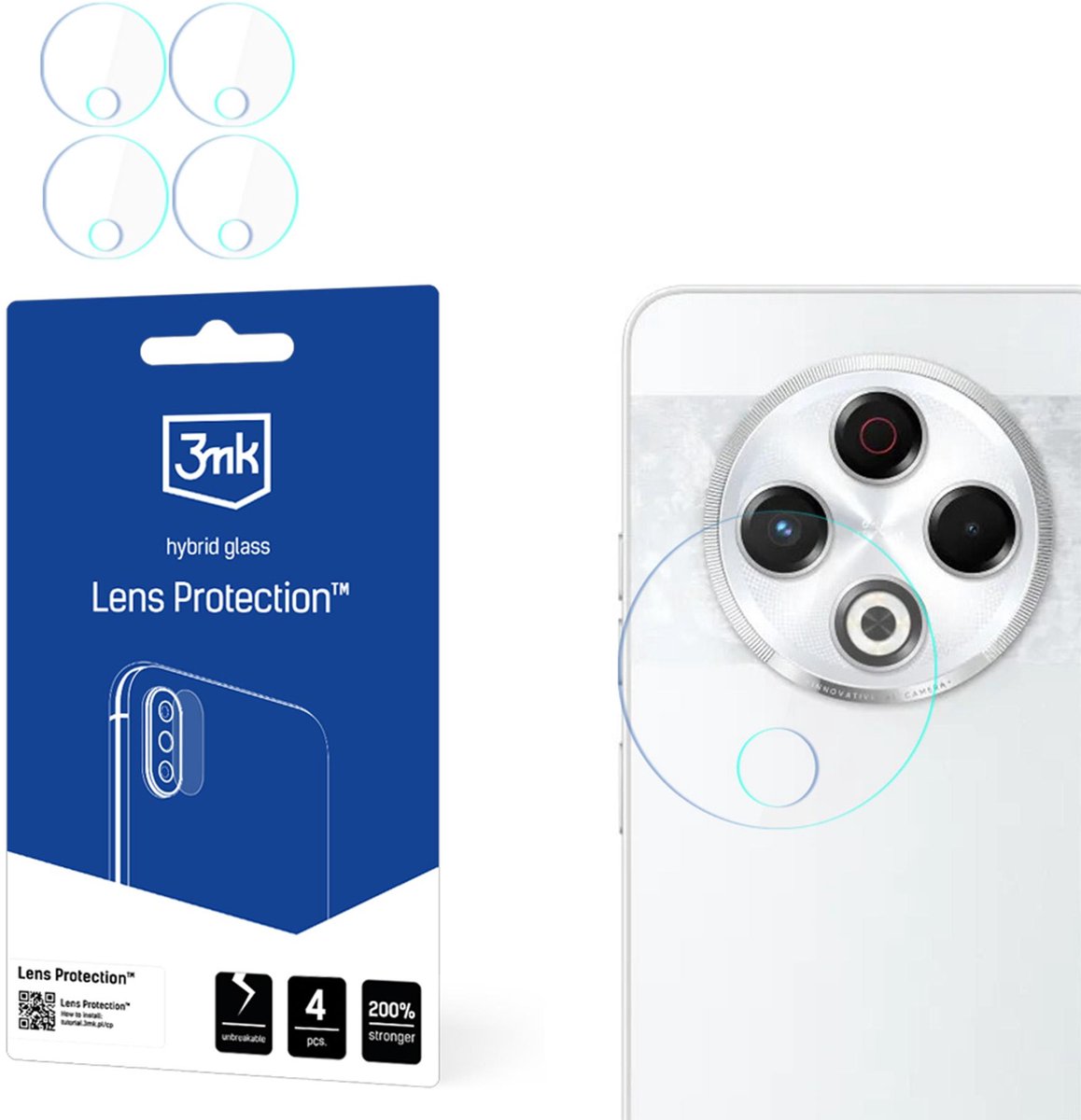 3Mk-Lensbescherming Voor Tecno Spark 30 5G-Camerabescherming, Krasbestendig