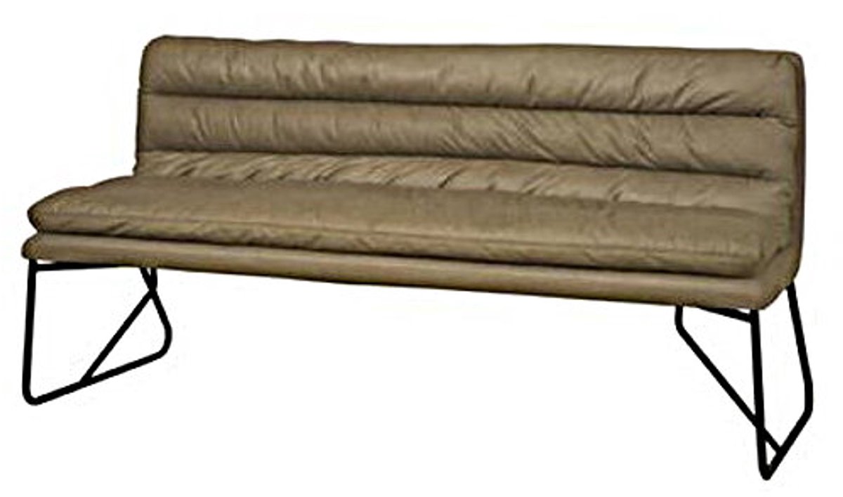 Tower Living Toro eetkamerbank stof Cabo groen 185x71x90 cm Naturel