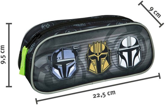 Undercover Star Wars etui zwart grijs - schoolaccessoire voor kinderen.