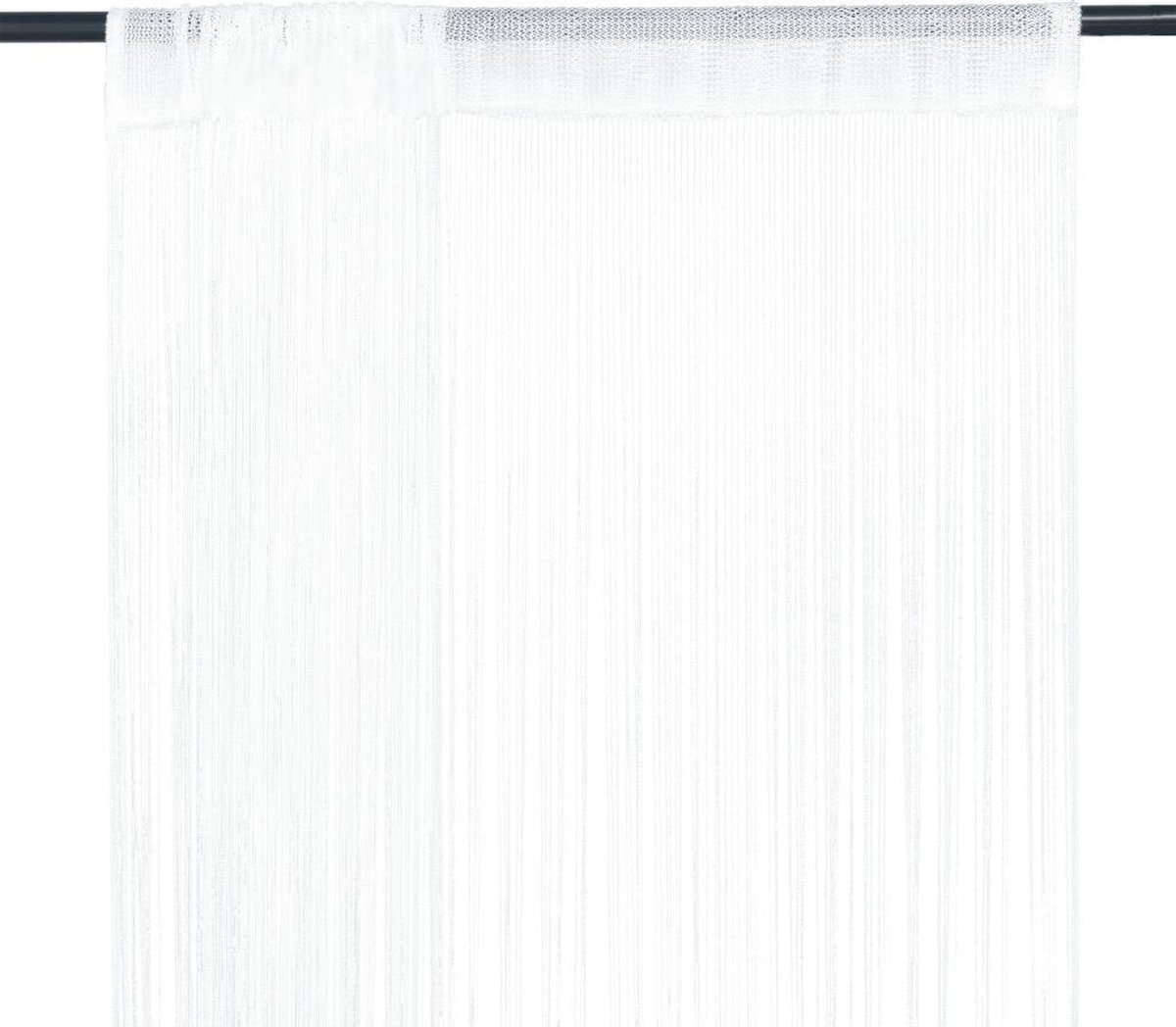 vidaXL - Draadgordijnen - 2 - st - 140x250 - cm - wit