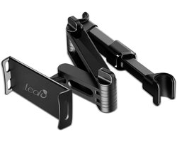 LeafU Tablet houder auto hoofdsteun - Geschikt voor Ipad en Telefoon - Universeel - Auto Accessoires - Zwart