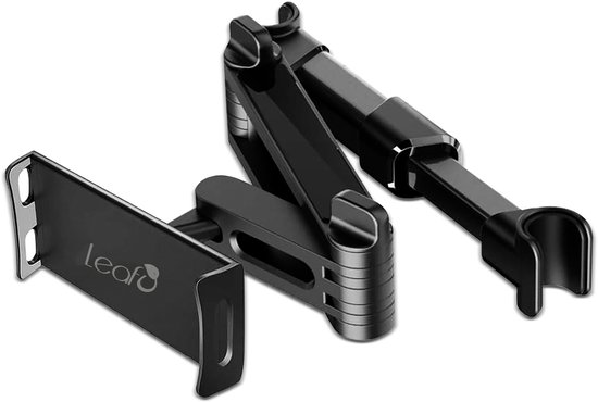 LeafU Tablet houder auto hoofdsteun - Geschikt voor Ipad en Telefoon - Universeel - Auto Accessoires - Zwart