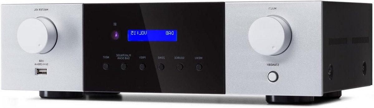 Audio Versterker - Stereo Versterker - Amplifier- Complete Set