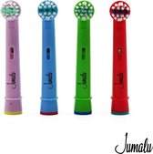 Jumalu opzetborstels geschikt voor Oral-B / Braun elektrische tandenborstel Kids Stages - 4-pack opzetborstels voor kinderen