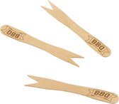 BBQ Vorkjes Bamboe 20st