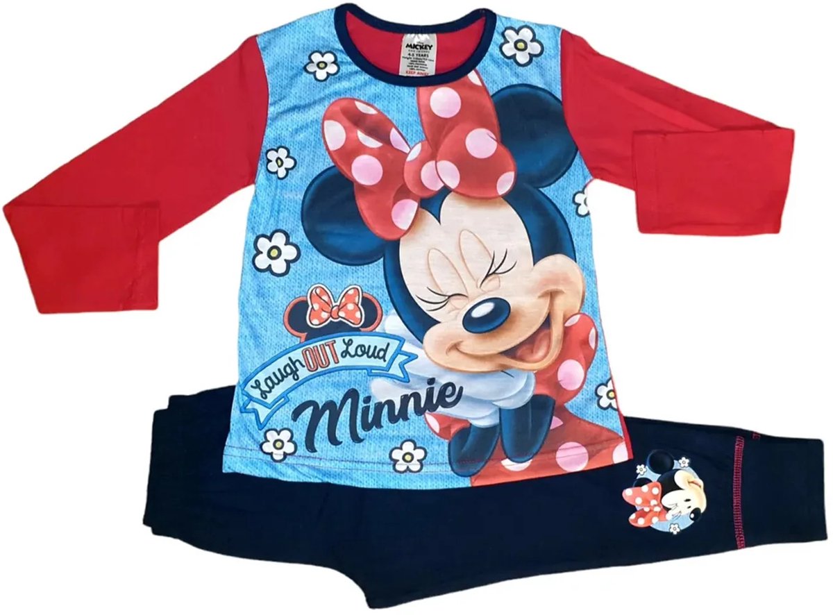 Disney Minnie Mouse - Pyjama - Rood met blauw multi colour