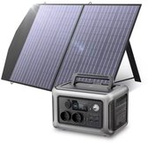Powerstation - Inclusief Zonnepaneel - Camper - Vakantie - Boot - 100 Watt Paneel - 600W AC - Zonnepaneel inklapbaar