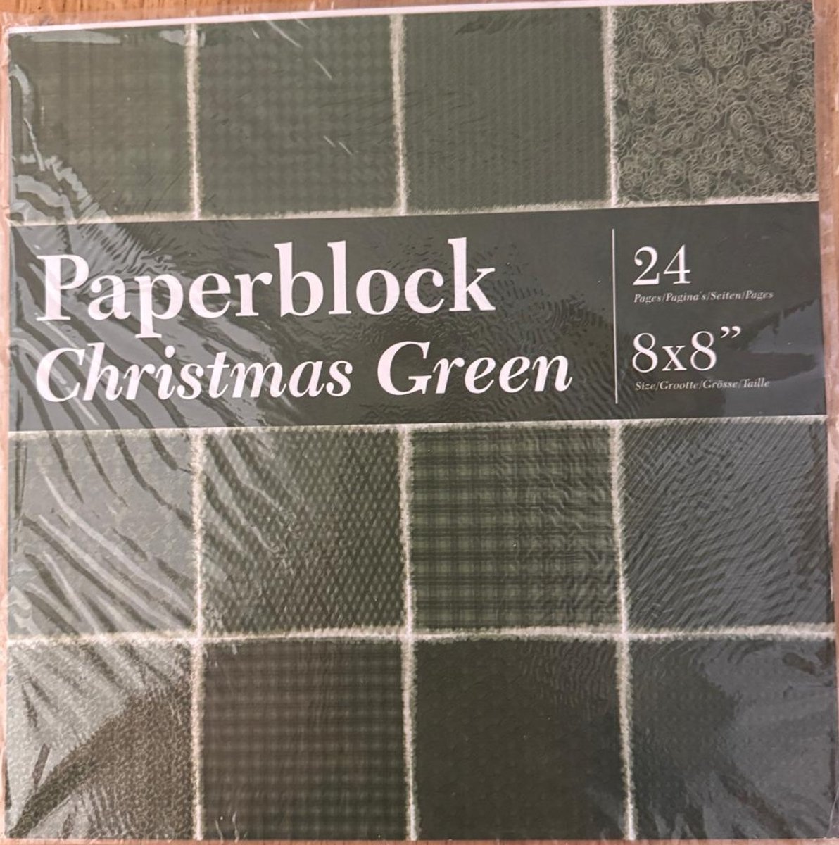 Creamotion BPB4294 99 - Paperblock Christmas Green