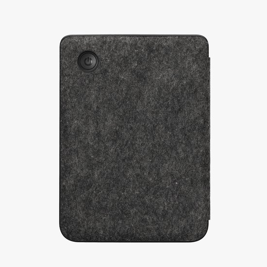 kwmobile hoes geschikt voor Kobo Clara 2E - e-reader beschermhoes van vilt - donkergrijs van kwmobile — afbeelding 3