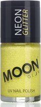 Nagellak Lichtgeel Glitter Neon Uv 14ml