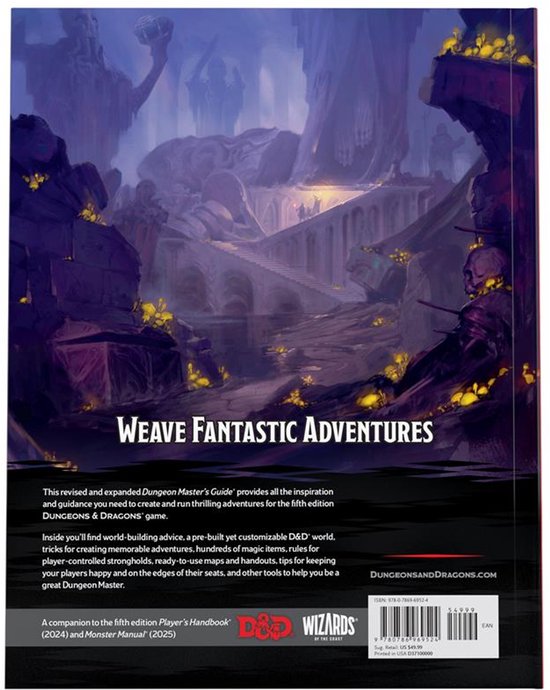 D&D 5.0 2024 Dungeon Master's Guide