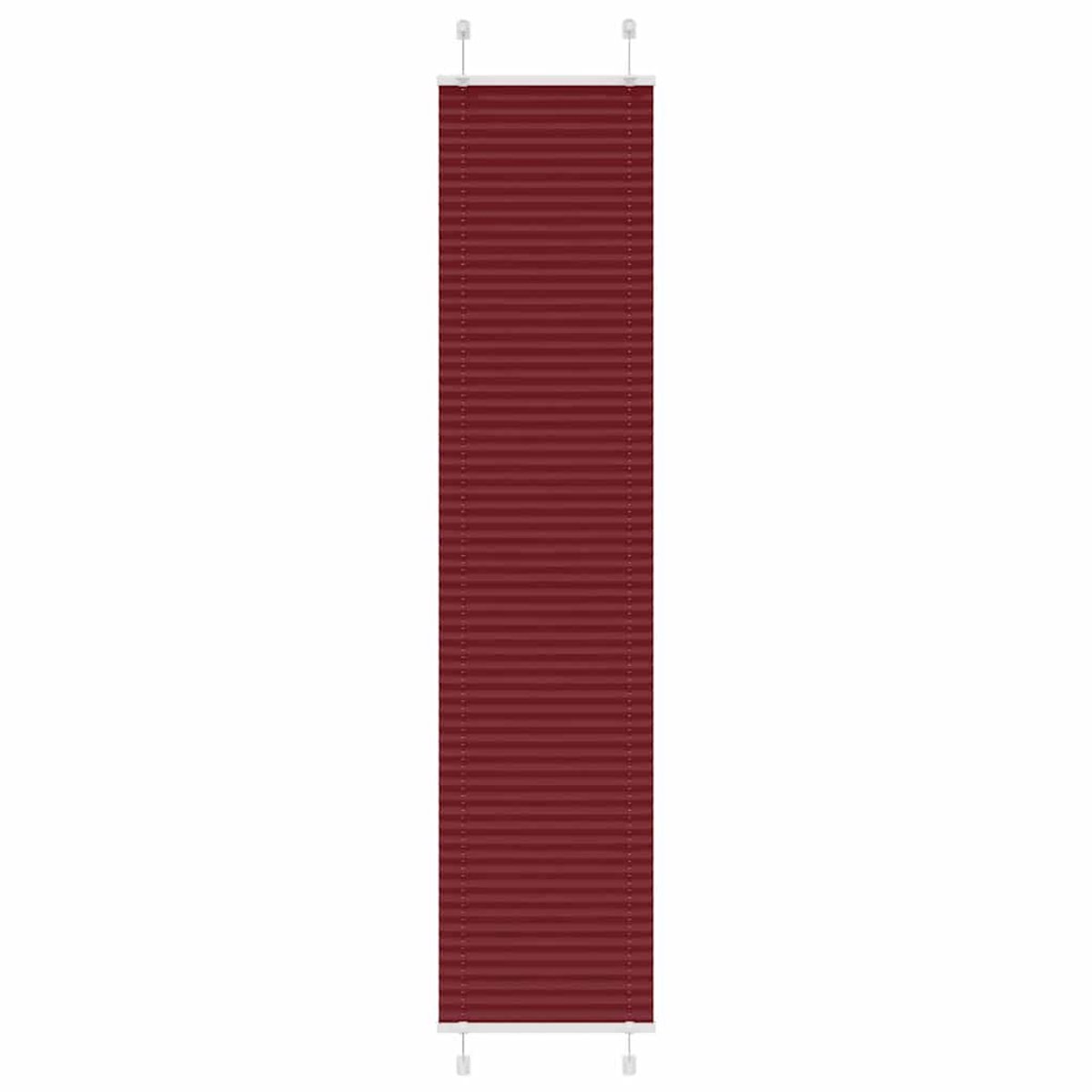 vidaXL - Plissé - rolgordijn - 40x200 - cm - stofbreedte - 39,4 - cm - bordeauxrood