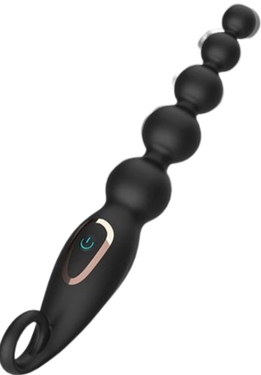 Goedkoopste Buttplug vibrator anale kralen - 7 vibratiestanden - Vibrerende dildo
