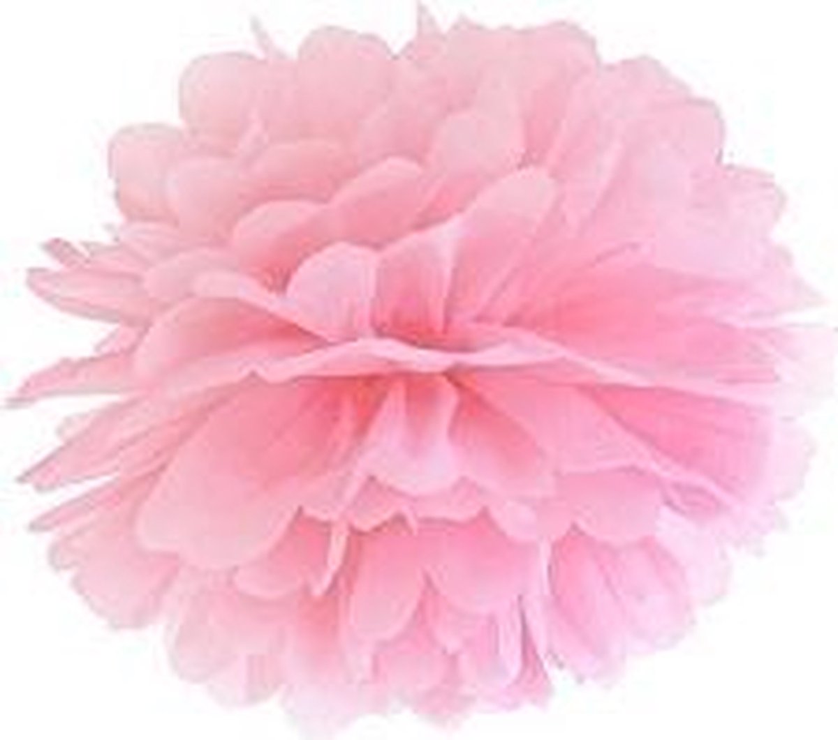 Pompon Lichtroze 35cm