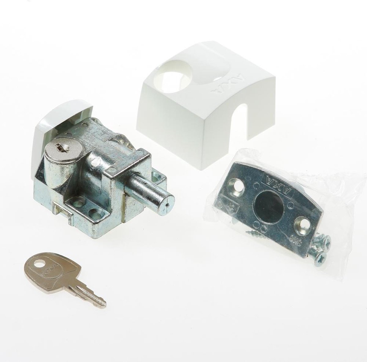 AXA 3012 Veiligheids oplegslot - 3012-20-98/G - draairichting 3-4 - wit