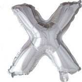 Wefiesta Folieballon Letter 'x' 102 Cm Zilver