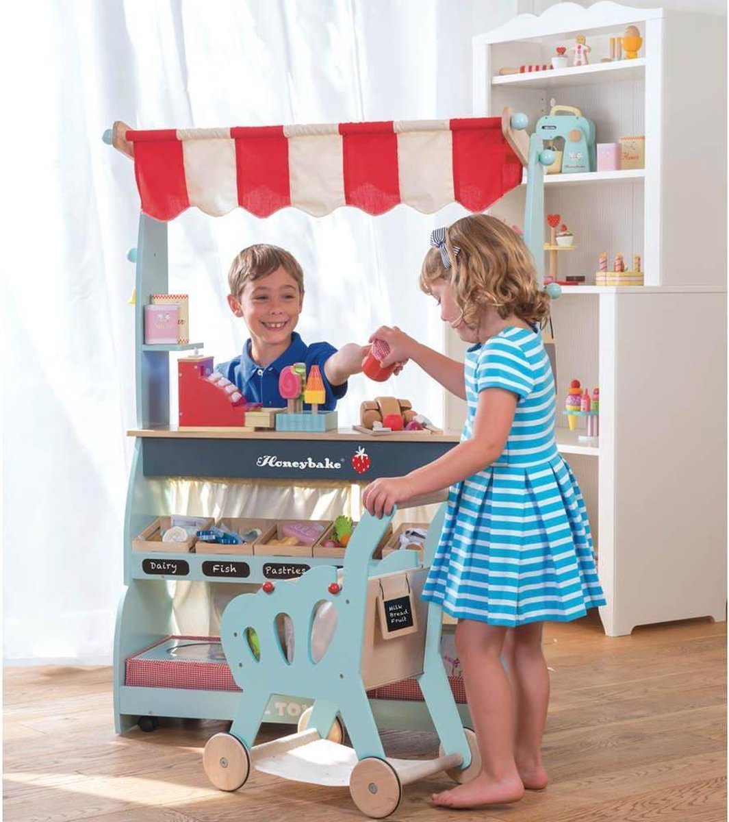 Le Toy Van - Eetkaffee en winkeltje Honeybake - Houten kinderkeuken — afbeelding 9
