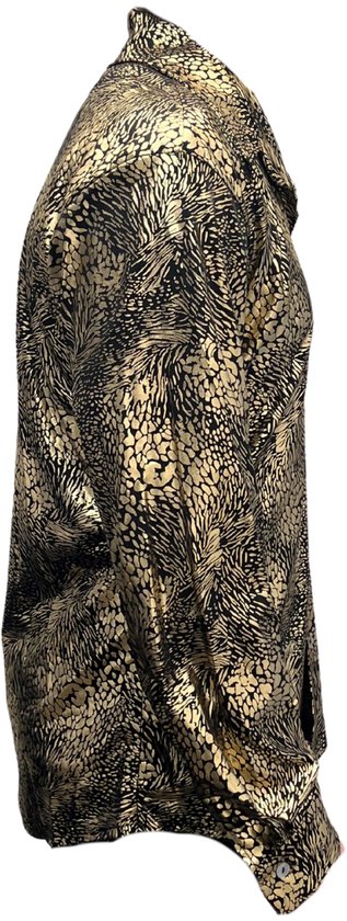 Chemisier imprimé serpent - Goud- Zwart Bad Party - Années 80 et 90 - Adultes - Taille L/XL