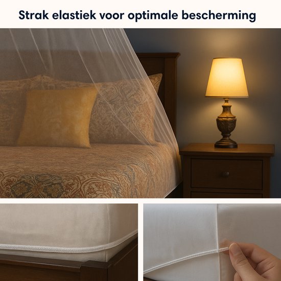 Lit avec moustiquaire, grande moustiquaire, moustiquaire pour lit double, moustiquaire