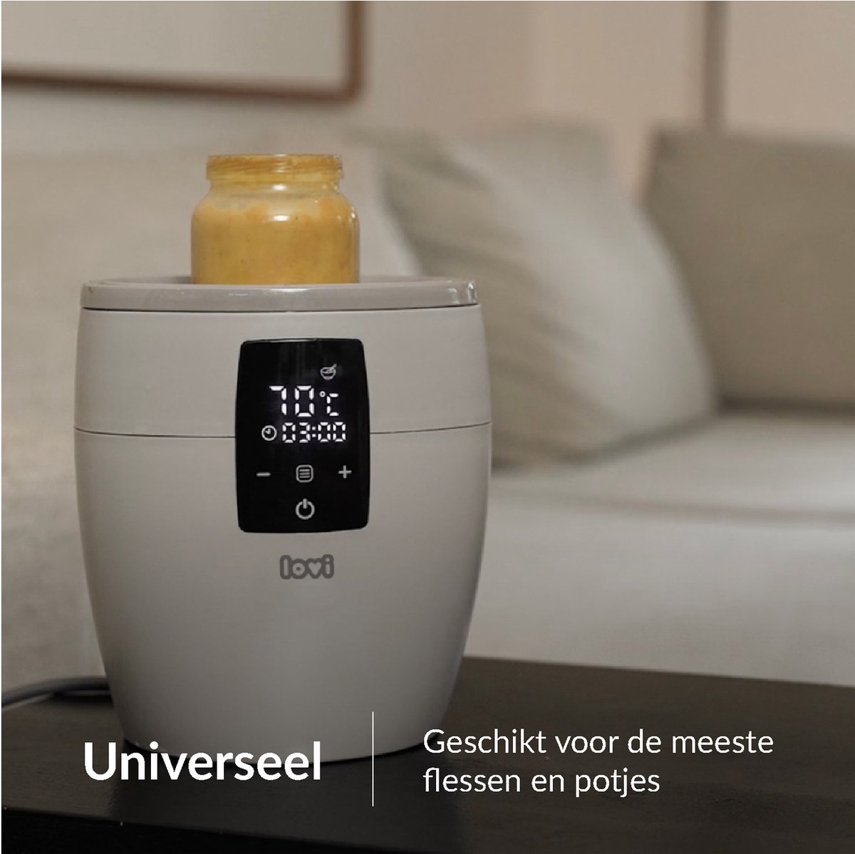 Difrax LOVI Flessenwarmer - 6 in 1 Functies - Universeel bruikbaar thumbnail 6