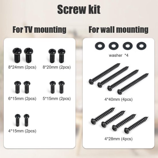 Meubelriemen (10 Pack) Baby Proofing Metal Anti Tip Meubels