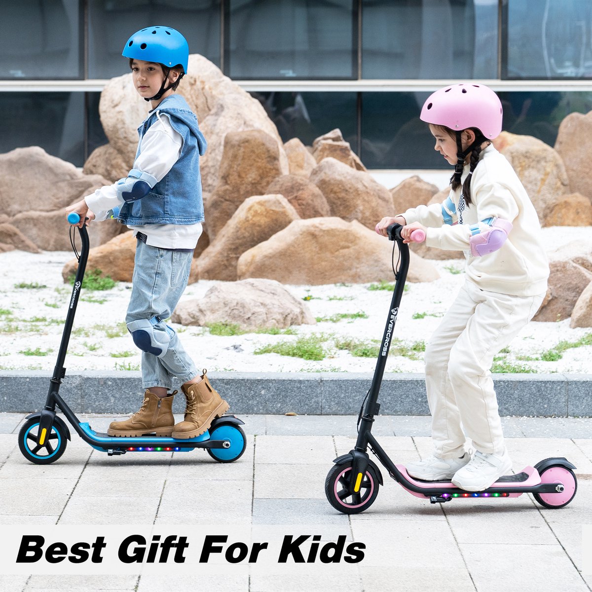 EVRCROSS E6 Elektrische Step kinderen 150W Motor - 16 km/u - 20 km Actieradius - 60 kg Draagvermogen voor Kinderen 6-12 Jaar — afbeelding 7