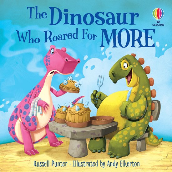 Picture Books-The Dinosaur Who Roared For More - cover