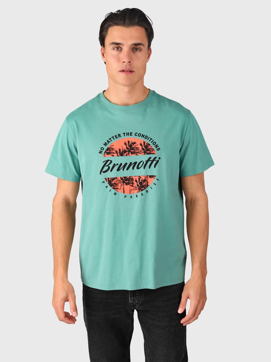 Brunotti Leeway Heren T-shirt Flesgroen M