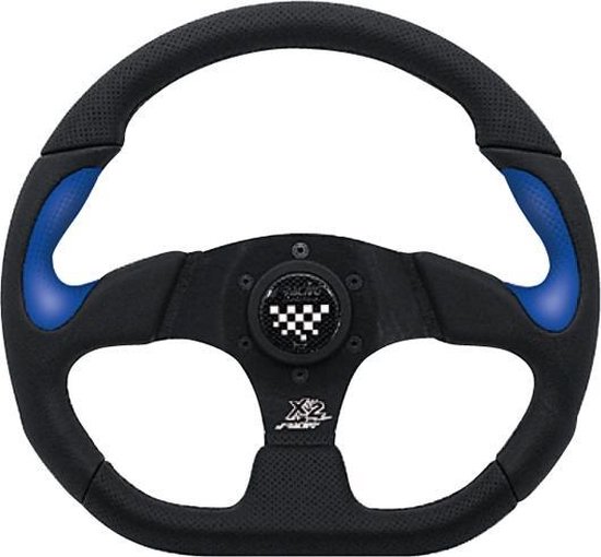 Volant X5 poly-pelle Inox 350 mm S-RACING Volant X5 poly-pelle Inox 350 mm S-RACING